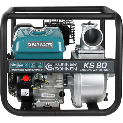 Hauswasserwerk Gartenpumpe 1000 l/min Motorpumpe, Frischwasserpumpe KS 80