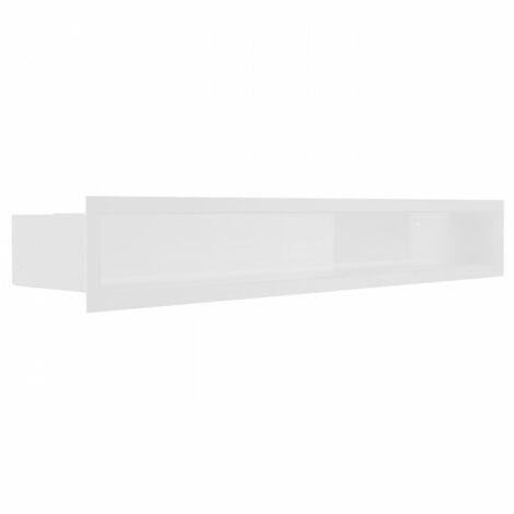 Luftleisten Weiß Luft-Schlitz mit Hinterblende Kaminofen Heiz Kamineinsatz 60 cm
