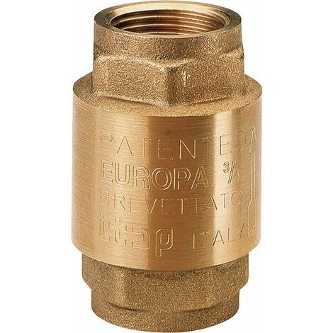 Rückschlagventil Messing Typ Europa Ventil Edelstahlventilplatte 3/8"-2" Zoll 'DN20'