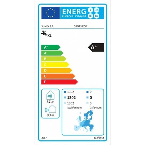 Sunex DROPS ECO Wärmepumpe Warmwasser Brauchwasser Heizung Trinkwasser 3,6 kW
