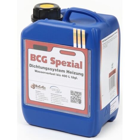 BCG Spezial Flüssigdichter für Wasserverlust täglich bis zu 400 Liter Heizung