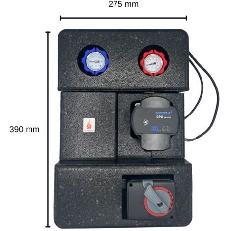 Pumpengruppe Heizkreisset GPO S DN25 3 Wege Mischer Heizung Heizkreis Pumpenstation