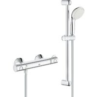 Grohe Grohtherm 800 Thermostat-Brausebatterie Brausegarnitur 600 mm 34565001
