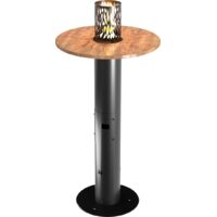 Hitze Gas-Terrassenheizung FUENTE I 4,3 kW schwarz Gasheizung Gas-Gartenheizer