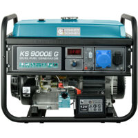 6500 W Gas- u. Benzin-Generator Stromaggregat Stromerzeuger KS 9000EG 1x16A 1х32