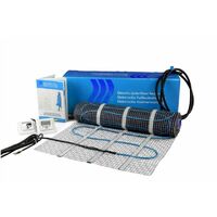 Elektro-Flächenheizung Fußbodenheizung unter Fliesen Elektro-Heizmatte 150 W 2 m²