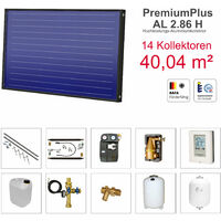 Solarbayer PremiumPlusAL Solarpaket H14 Stock Bruttofläche 40,04 m² horizontal