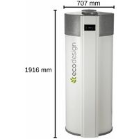 Ecodesign Warmwasserwärmepumpe ED 400 395 L Brauchwasser Wärmepumpe Heizung