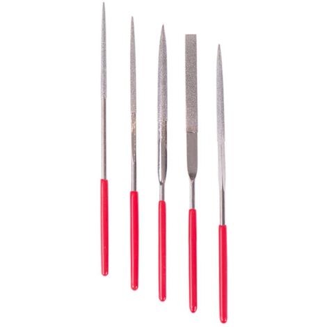 Jeu de 5 limes diamantées - 140 mm. - multirex (1/2)