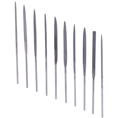 Jeu de 10 limes aiguilles - 140 mm. - Mulitex (1/2)