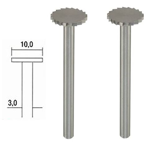 Fraise en acier wolfram-vanadium plate - Proxxon