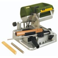 Proxxon – Scie à onglet 4000tr/min pour bois dur – Angle de coupe 2 à 45° – Lame 80 x 1,6 mm – Moteur 200W silencieux – Table ronde 230 x 230 mm