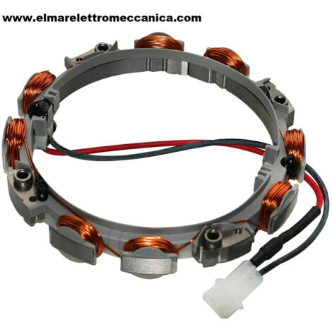 BRIGGS & STRATTON Statore da 2 a 4 Ah, 1 cavo nero, 1 rosso e connettore bianco completo di diodo 330122