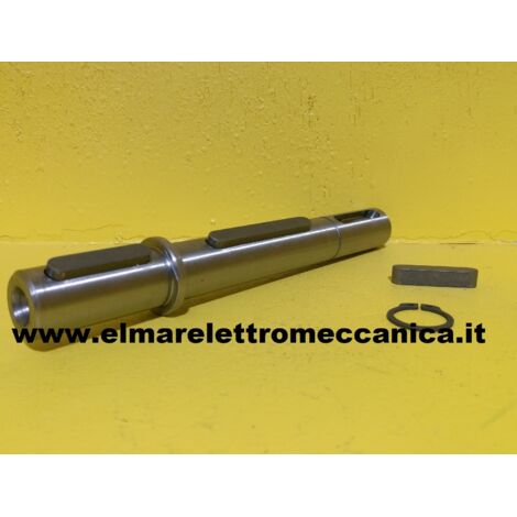 Albero Lento Bisporgente per Riduttore XC50 diam.25 con chiavette
