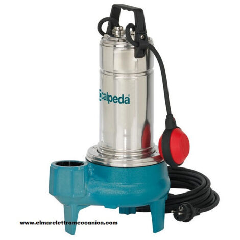 CALPEDA GQSM 50-13 1,5 HP Elettropompa MONOFASE Acque Sporche Pompa Fogna
