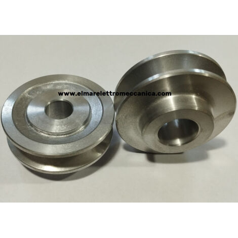 Puleggia Foro Conico 18 - 23 mm Diametro 68 mm 1 Gola Sezione A Alluminio