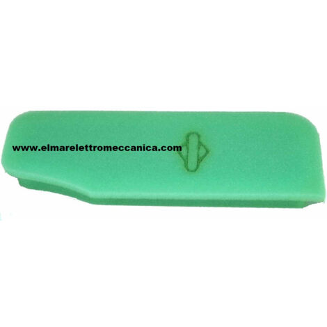 BRIGGS & STRATTON Filtro aria da 8 a 11 HP verticali 194700, 196700, 254700 ecc. Misure 213x75x27 mm 310093