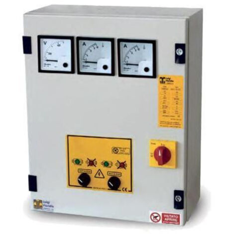 ADMA2P-L-VA Avviatore Diretto 2 Elettropompe Trifase Quadro Elettrico HP 1 KW 0,75
