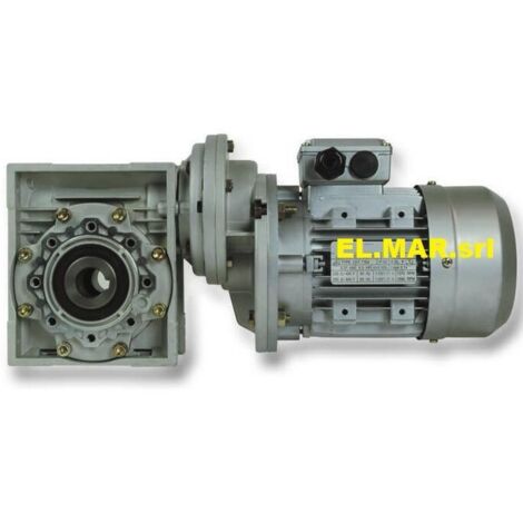 6,7 Giri 0,25 HP 0,18 KW Motoriduttore con Precoppia 230 V Monofase