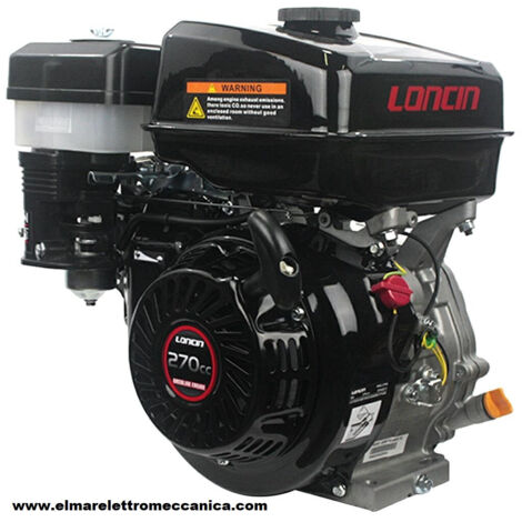 9 HP LONCIN G270 FL Motore Benzina Albero Conico 23 mm Lombardini Ruggerini ACME