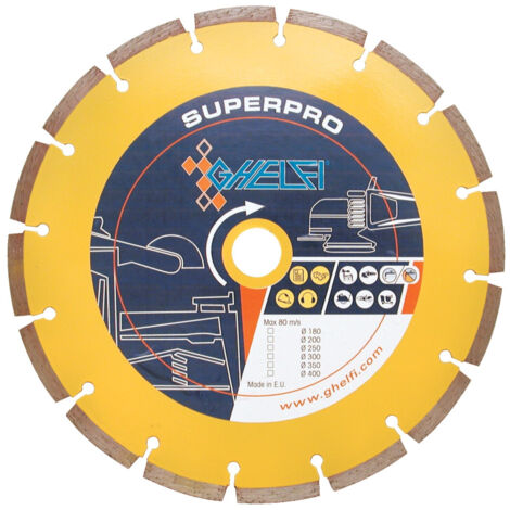 GHELFI 4362 DISCO DIAMANTATO SUPERPRO DIAM. 650 mm FORO 60 SETTORI GRANITO (1/3)