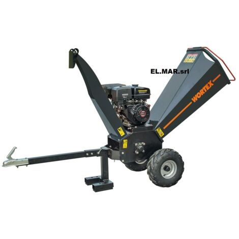 Wortex DRAKE D420/120L Biotrituratore 14 HP Taglio 120 mm 4 Tempi Benzina Loncin