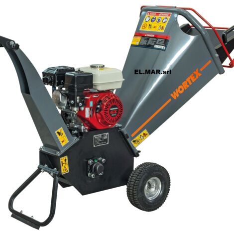 Wortex DRAKE D200/80H Biotrituratore HONDA 6,5 HP Taglio 80 mm