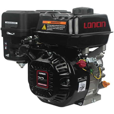 7 HP LONCIN G210 F T/Q Motore Benzina Albero Cilindrico 19,05 mm