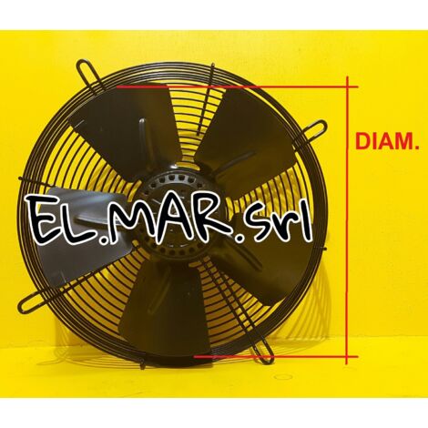 TRIFASE 900 Giri Ventilatore Assiale 6 Poli 400 V Apiratore Ventola  300 mm - Premente