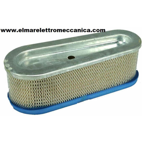 BRIGGS & STRATTON Filtro aria da 10,5 a 11 HP verticali a valvole laterali 196700, 28B700 ecc. Misure 185x62 mm