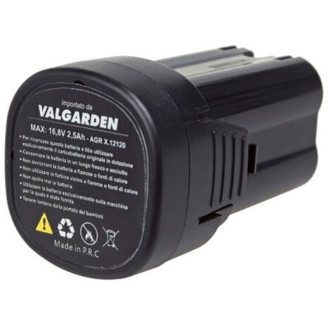 VALGARDEN Batteria 16,8V 2,5Ah Xp-12 Np X.12120