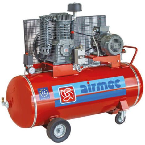 AIRMEC CR 304 4 HP 460 LT/min 300 LITRI Compressore Aria TRIFASE (1/3)