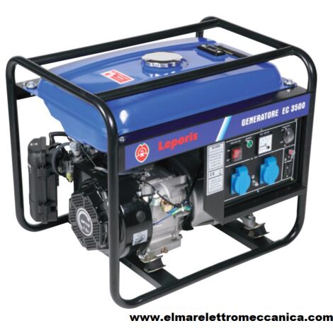 LEPORIS EC3500 3 KW Monofase Generatore di corrente Benzina 4 Tempi