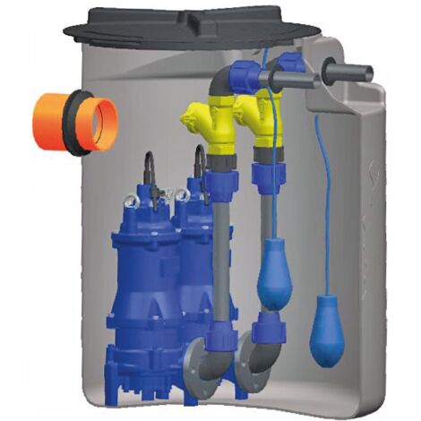 SPERONI DRAINBOX 400 - ECOTRI200T stazione Raccolta 400 LT FOGNA ACQUE NERE