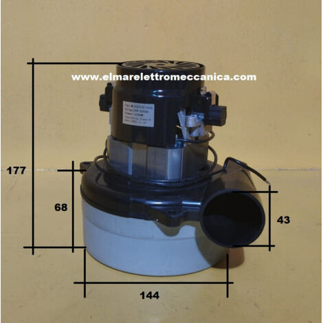 Tangenziale Bistadio 1200 W Motore aspirapolvere industriale 27C