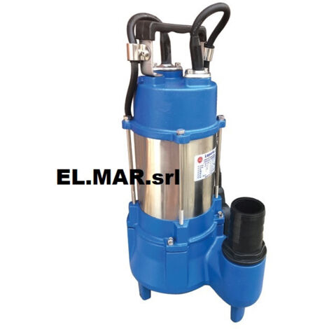 1 HP 750 W Monofase Leporis SANSONE 750 Elettropompa Sommersa Acque NERE