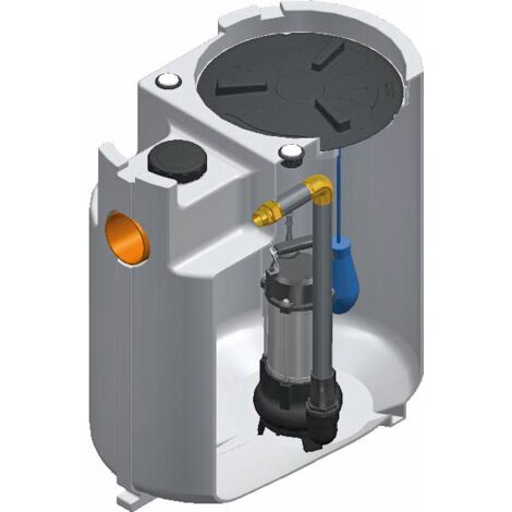 SPERONI DRAINBOX 200 - SVST1500 stazione Raccolta 200 LT FOGNA ACQUE NERE