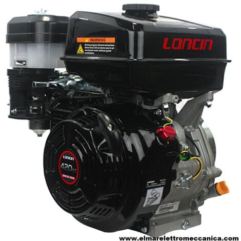 14 HP LONCIN G420 FL Motore Benzina Albero Conico 23 mm Lombardini Ruggerini