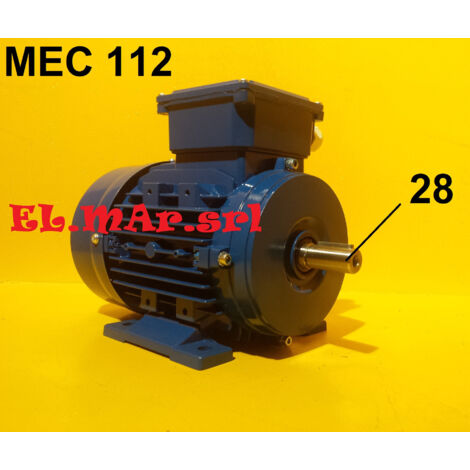 HP 5,5 KW 4 Mec 112 2800 Giri Motore Elettrico Trifase 400 V 2 Poli IE1 IE3 IE4 B3 con piedini - IE3 - Efficienza Premium