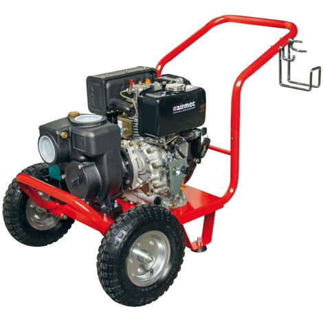 AIRMEC HHG 3-T ISP Motopompa Girante Aperta 3" con carrello 6 HP DIESEL