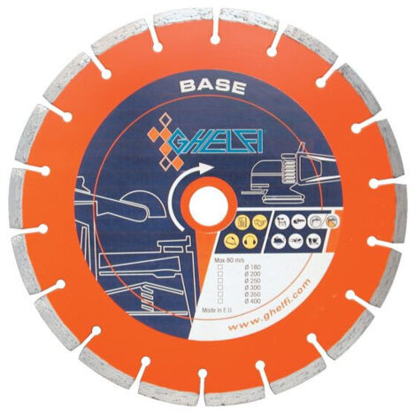 GHELFI 4367 DISCO DIAMANTATO BASE DIAM. 700 mm FORO 25,4 SETTORI LASER (1/4)