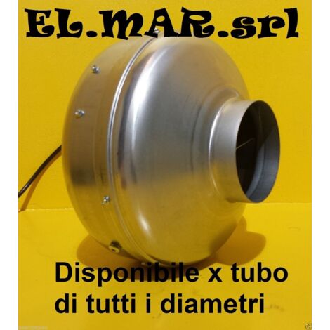 OTT 150 Ventilatore Centrifugo in Linea a Flusso Assiale Attacco Tondo (1/2)