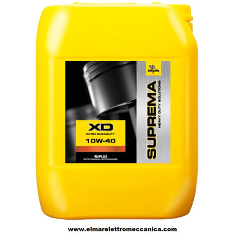 BARDAHL Olio SUPREMA XD 10W40 20 lt 4 tempi 450547