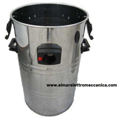 Fusto INOX diam 40 cm aspirapolvere industriale autolavaggio car wash