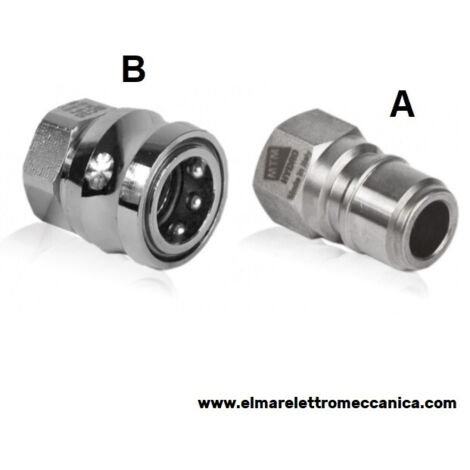 Fig. A 3/8" F Attacco rapido a sfere MTM B35 idropulitrice