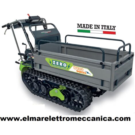 Wortex ZERO W500 Carriola Elettrica 500 Kg a Batteria Cingolata Motocarriola