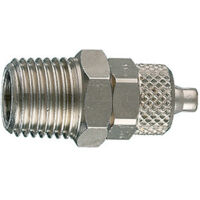 RACCORDI FISSAGGIO TUBO NYLON DI ESTREMITA' DRITTO 1/8" 1/4" 3/8" 1/2" 1/2" - 12x10