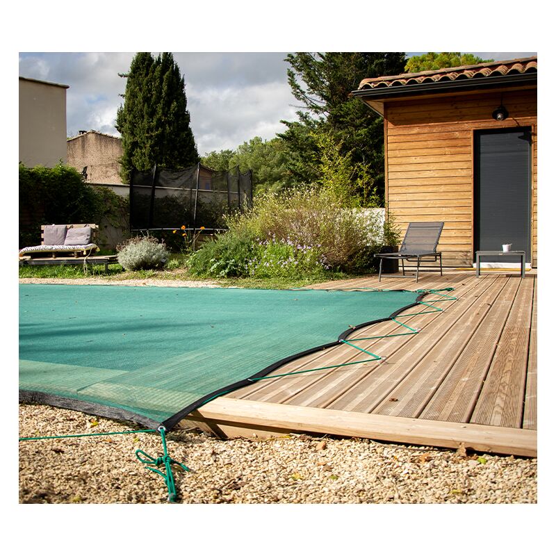 Bâche Filet Piscine Anti Feuilles,Bâche De Protection Pour Piscines Intérieures Et Hors-Sol,pour Attraper Les Feuilles Et Comme Protection Solaire(6x8m(19.6 * 26ft
