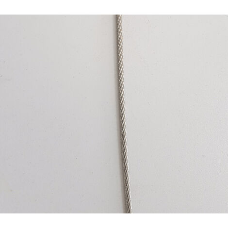 Câble En Acier INOX 2.5mm Pour Levage/traction Terrasse - Structure 7x7 - Neuf Marque JORISELECTION