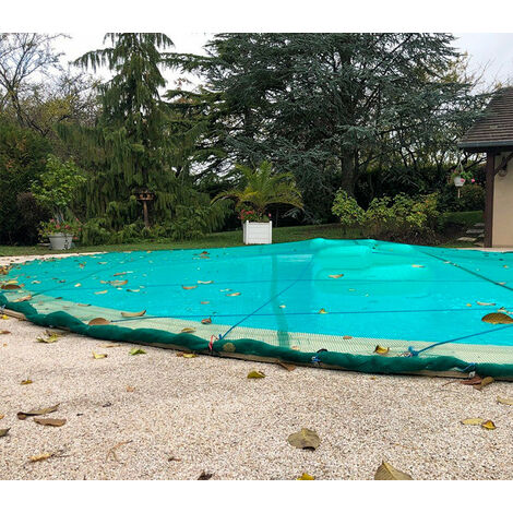 Filet rectangulaire de piscine 6 x 12,5 m - bache et filet de piscine